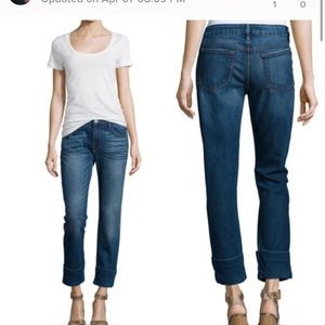 FRAME Denim Le Grand Garcon Cropped Trouser Jeans